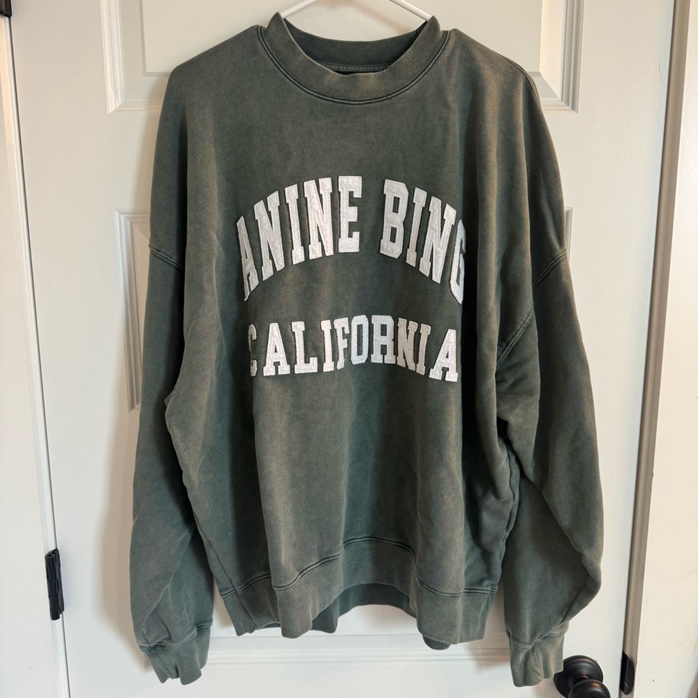 Anine Bing Women's Green Sweatshirt